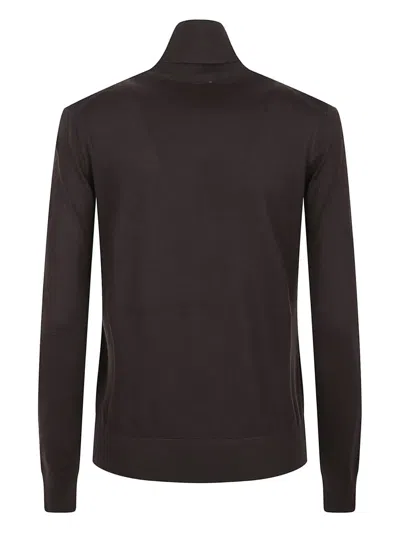 Polo Ralph Lauren Roll-neck Sweater In Brown