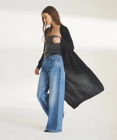 Naadam Super Fine Cashmere Duster In Black