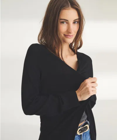 Naadam Super Fine Cashmere Duster In Black