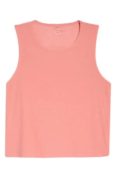 Beyond Yoga Featherweight New View Crop Tank In Pink
