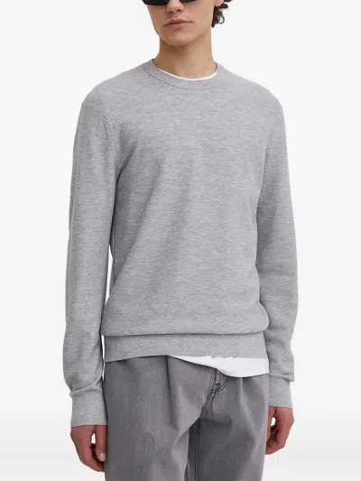 Theory Crewneck Sweater In Gray