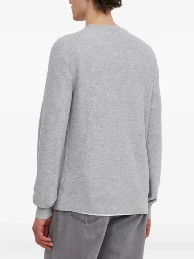 Theory Crewneck Sweater In Gray