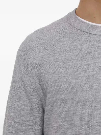Theory Crewneck Sweater In Gray