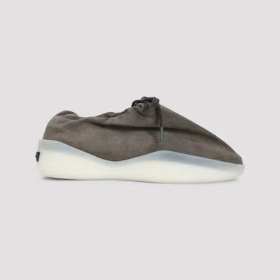 Fear Of God Beige Suede Aerobic Low Sneakers In Gray