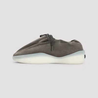 Fear Of God Beige Suede Aerobic Low Sneakers In Gray