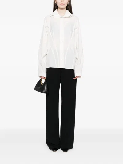 Yehuafan Cotton Shirt In White