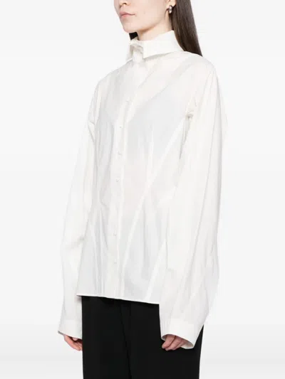 Yehuafan Cotton Shirt In White