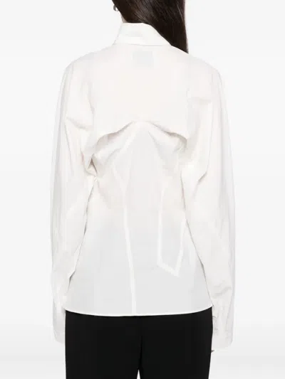 Yehuafan Cotton Shirt In White