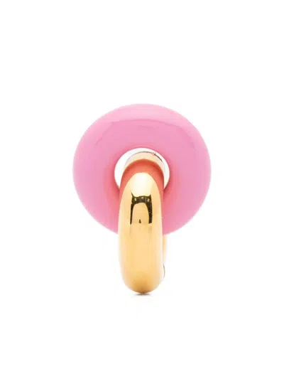 Uncommon Matters Cumulus Geometric-shape Earrings In Pink