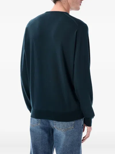 John Smedley Blenheim Extra Fine Merino Wool V-neck Jumper In Green