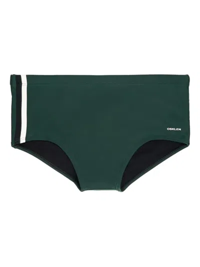 Osklen Retro Tape Swim Shorts In Green