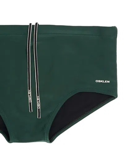 Osklen Retro Tape Swim Shorts In Green