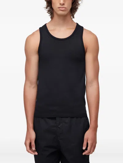 Osklen Ribbed-knit Tank Top In Black