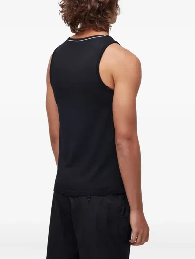 Osklen Ribbed-knit Tank Top In Black