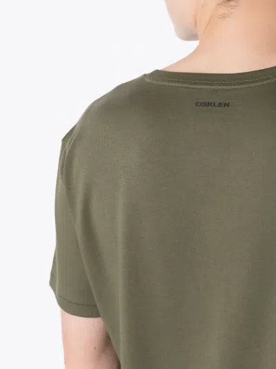 Osklen Supersoft Comfort Short-sleeved T-shirt In Green