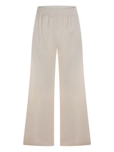 Fabiana Filippi Trousers Light And Natural In Neutral