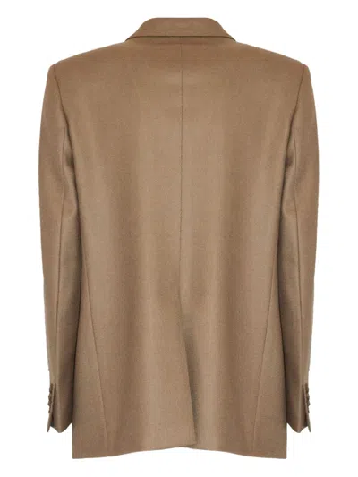 Tagliatore Jasmine Double-breasted Jacket In Brown