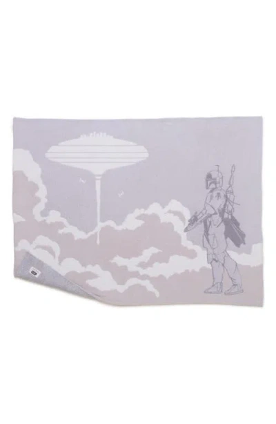 Barefoot Dreams ® Cozychic Star Wars Boba Fett Blanket In Purple