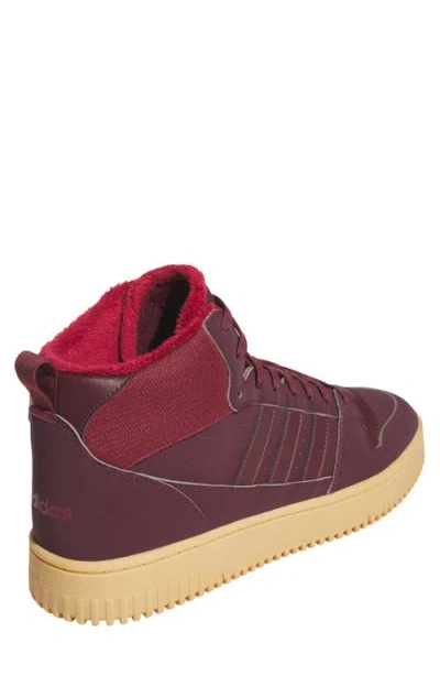 Adidas Originals Adidas Break Start Winterized Basketball Sneaker In Burgundy