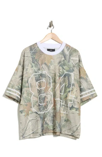 Alpha Collective Cropped Jersey '84 T-shirt In Green