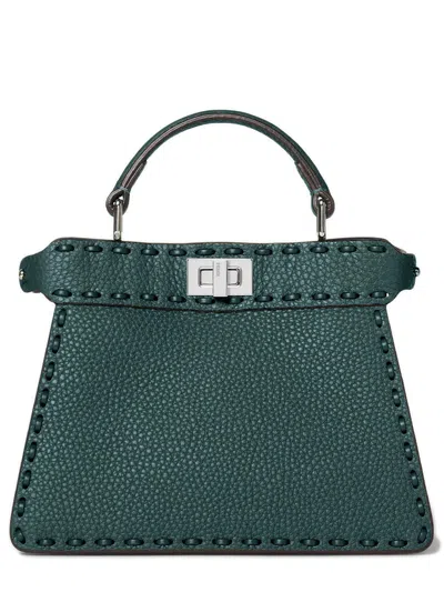 Fendi Petite Peekaboo Iseeu Shoulder Bag In Green