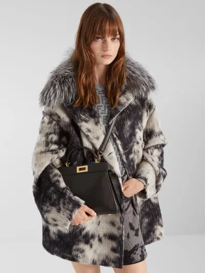 Fendi Small Peekaboo Iseeu Leather With Cavallino Lining Bags