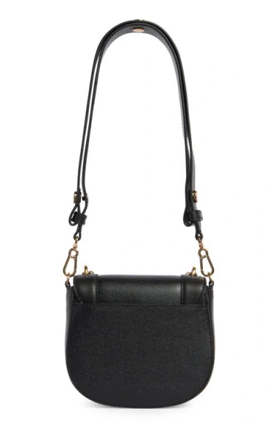 Karl Lagerfeld Paris Ivette Quilted Leather Crossbody In Black