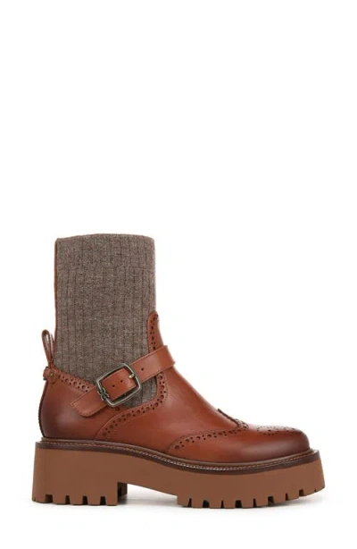 Sam Edelman Elly Lug Sole Boot In Brown