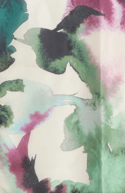 Vince Camuto Ink Bloom Oblong Scarf In Multi