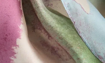 Vince Camuto Ink Bloom Oblong Scarf In Multi