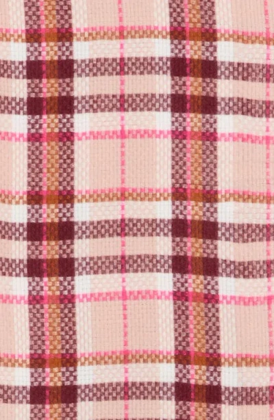 Vince Camuto Basketweave Fringe Scarf In Red