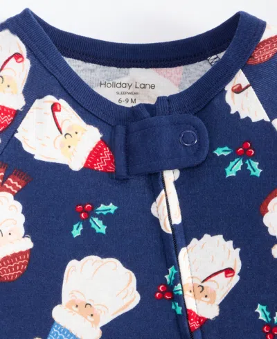 Holiday Lane Baby Cotton Santa Coveralls, Macy's Exclusive In Multi
