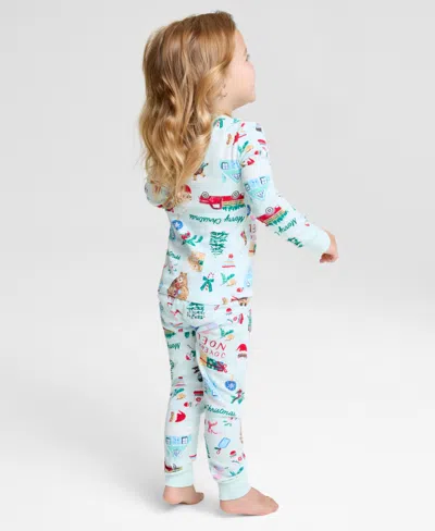 Holiday Lane Toddler 12m-4t Winter Holiday Snug-fit Pajama Set, Macy's Exclusive In Multi