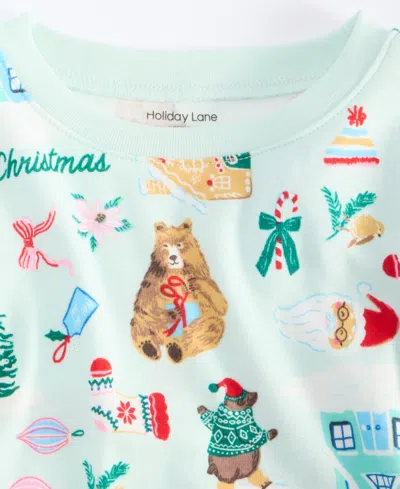Holiday Lane Toddler 12m-4t Winter Holiday Snug-fit Pajama Set, Macy's Exclusive In Multi
