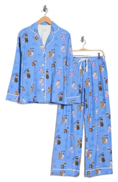Pj Salvage Flannel Pajamas In Blue