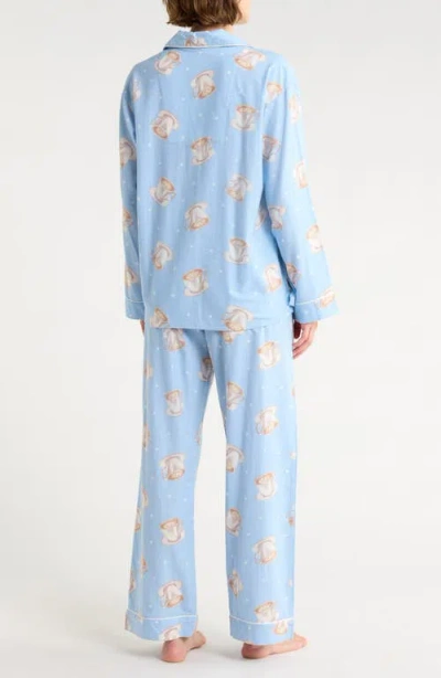 Pj Salvage Flannel Pajamas In Blue