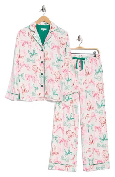 Pj Salvage Flannel Pajamas In White