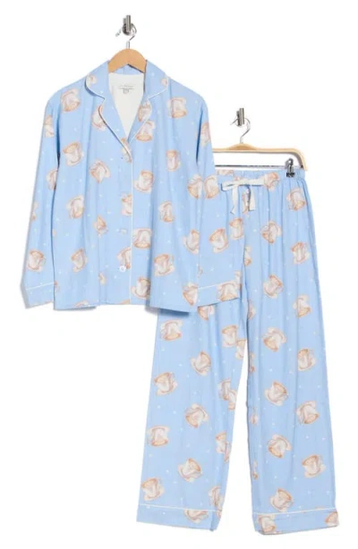 Pj Salvage Flannel Pajamas In Blue