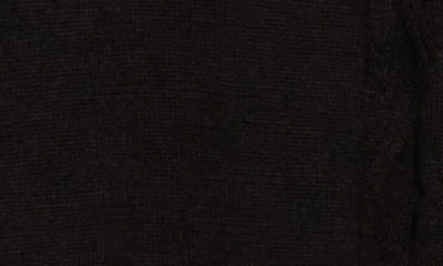 Truth Stitch Panel Wool Blend Polo In Black