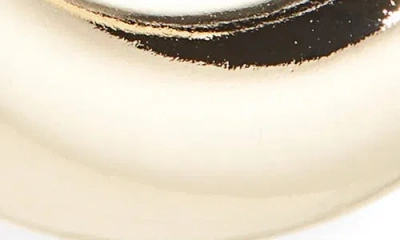 Cara Chunky Hoop Earrings In Gold