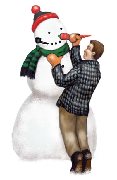 Brookstone Snowman Building Kit In Black