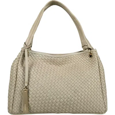 Lodis Audrey Woven Shoulder Bag In Brown