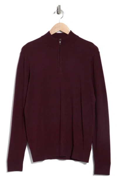 Robert Barakett Daniel Half Zip Pullover Sweater In Multi