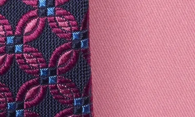Ted Baker London Silk Blend Tie & Pocket Square Box Set In Pink