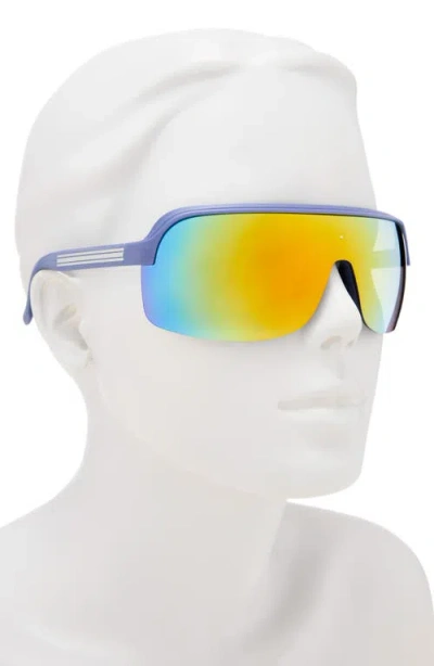 Vince Camuto 146mm Shield Sunglasses In Blue