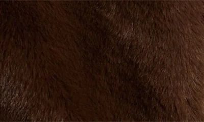 Save The Duck Kids' Ceri Reversible Faux Fur Puffer Jacket In Brown