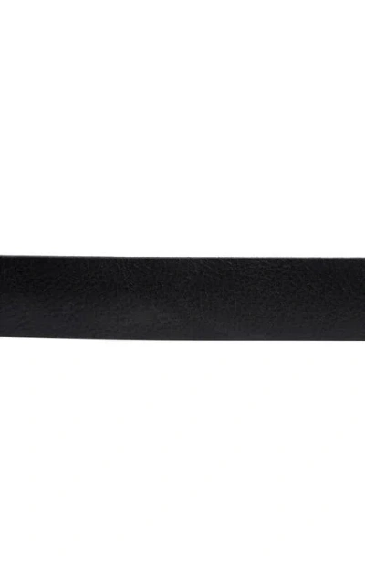 Allsaints Casual Leather Belt In Black