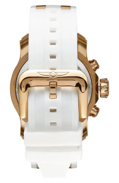 Invicta Pro Diver Silicone Strap Chronograph Watch, 48mm In Gold