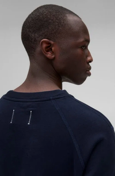 Reigning Champ Midweight Terry Standard Crewneck Sweatshirt In Blue