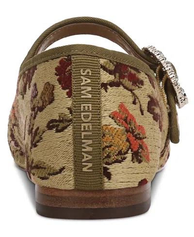 Sam Edelman Women's Michaela Glow Buckled Mary Jane Flats In Multi